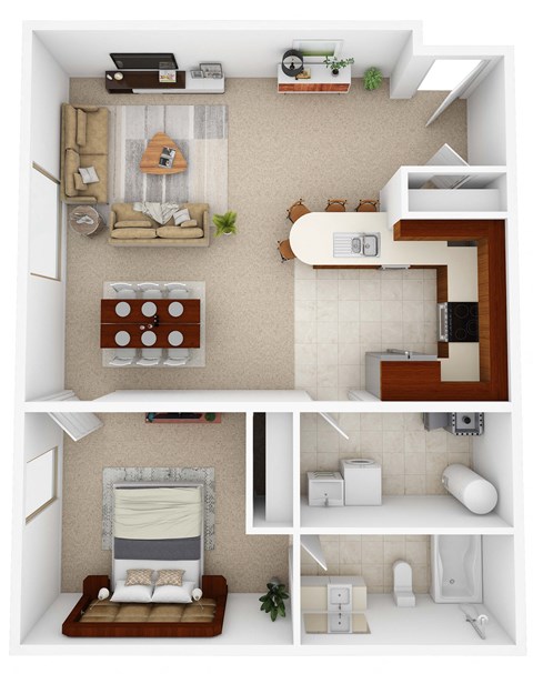 3801 So. Water Tower Place 1-3 Beds Apartment for Rent - Photo Gallery 25